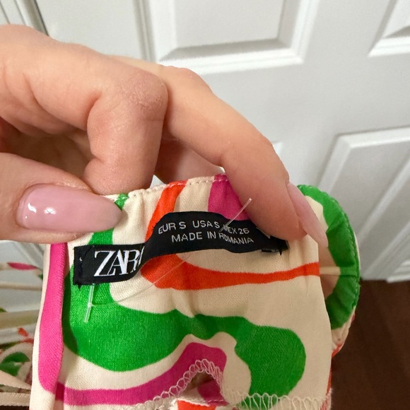 Zara Colorful Patterned Dress - Picture 7 of 7